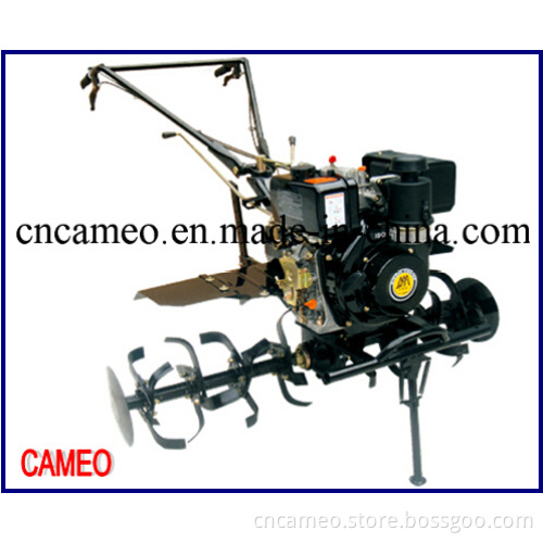 Cp1050 6HP 4.4kw Diesel Tiller Two Wheel Tiller Mini Tiller Garden Tiller Farm Tiller Rotary Tiller Diesel Power Tiller